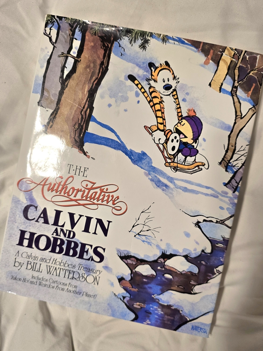 Calvin and Hobbes The Authoritative Treasury by Bill Watterson - White